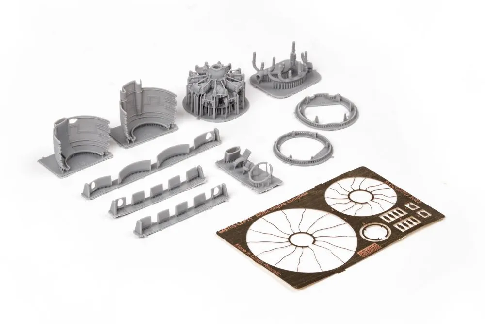 A6M2 engine complete PRINT 1:48