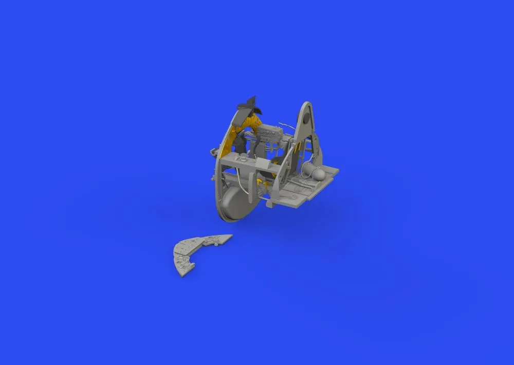 F4F-3 cockpit w/ reflector gun sight PRINT 1:48