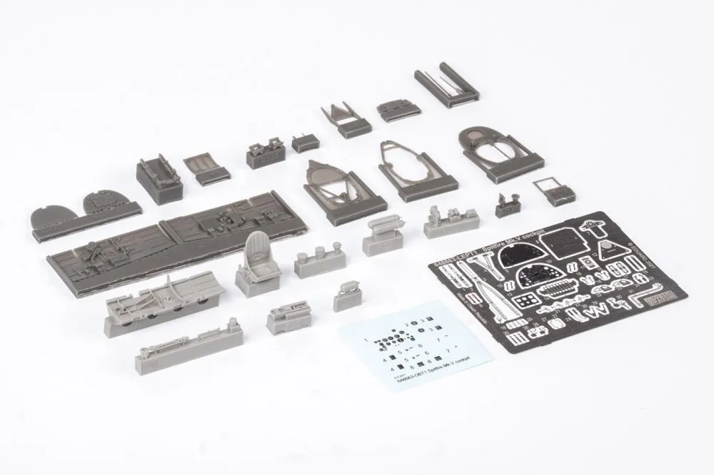Spitfire Mk. V cockpit 1:48