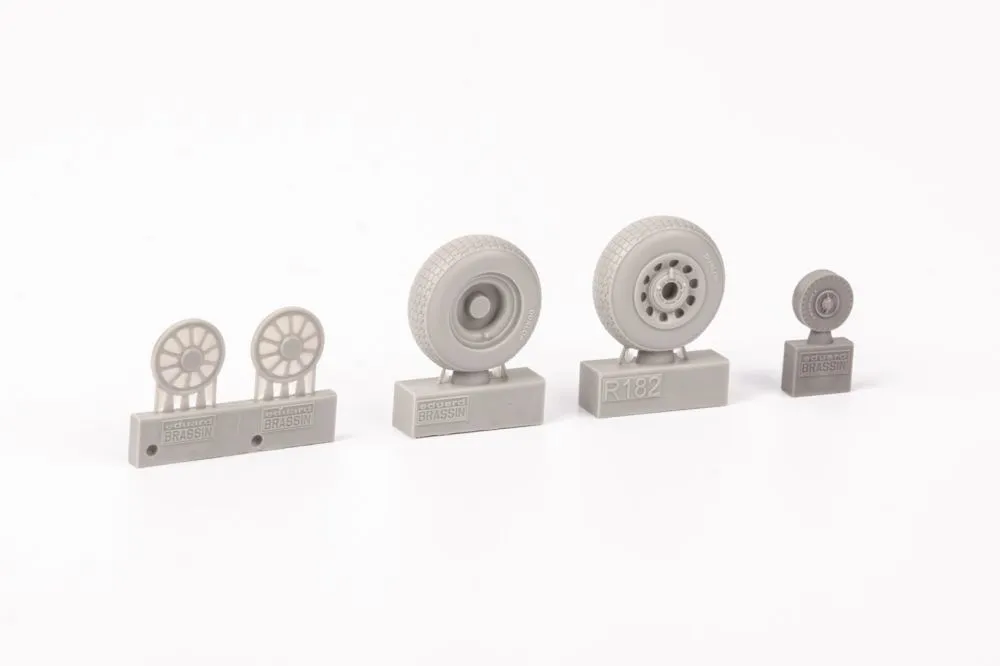 P-51D wheels block tread 2 1:48