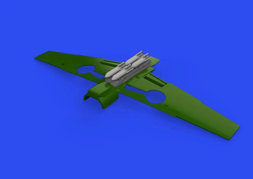 S-199 4xETC 50 rack w/ bombs 1:72