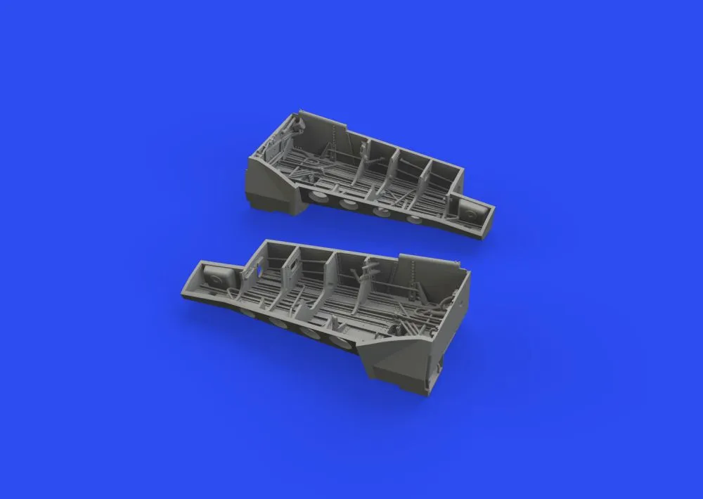 P-51D wheel bay PRINT 1:48