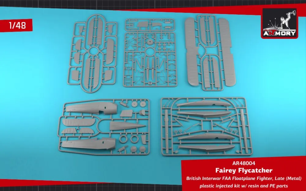 Fairey "Flycatcher" floatplane on metal floats 1:48