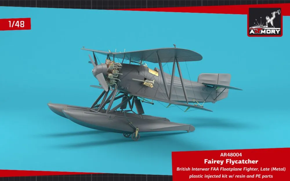 Fairey "Flycatcher" floatplane on metal floats 1:48