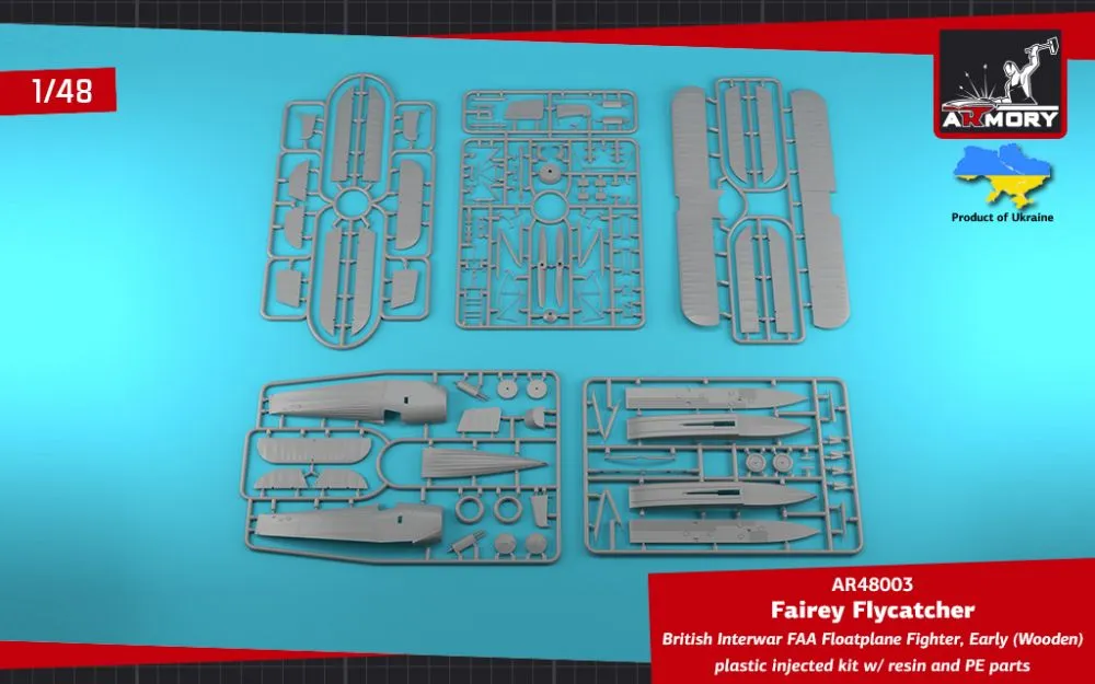 Fairey "Flycatcher" floatplane on wooden floats 1:48