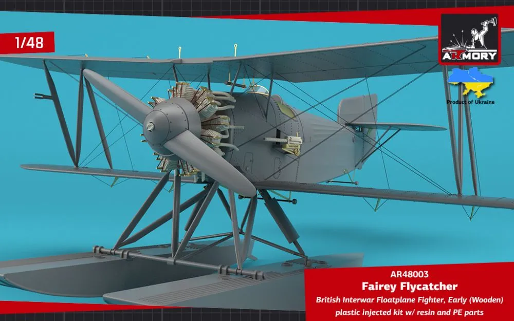Fairey "Flycatcher" floatplane on wooden floats 1:48