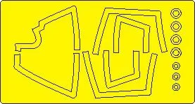 Su-27K Flanker w/Kh-41 mask for Minibase 1:48