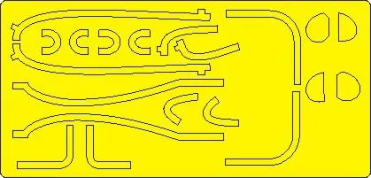 P-2x (SP-2x) Neptune CAMOUFLAGE mask for Hasegawa 1:72