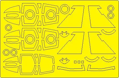 F-4C/D Phantom II ADVANCED mask for Fine Molds 1:72