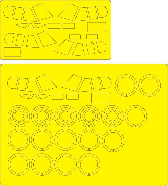 B-52G/H Stratofortress ADVANCED mask for Italeri 1:72