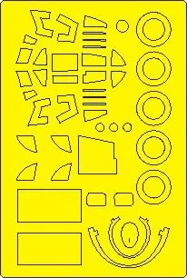 de Havilland Mosquito B.XVI mask for Airfix 1:72