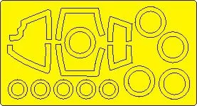 Su-35S Flanker-E mask for G.W.H. 1:72