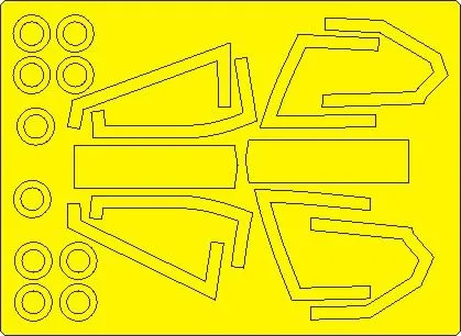 AH-1G (late production) mask for ICM 1:32