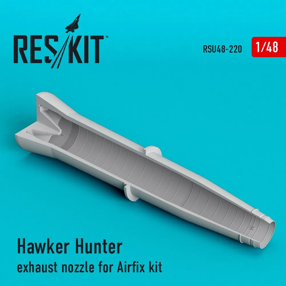 Hawker Hunter exhaust nozzle for Airfix 1:48