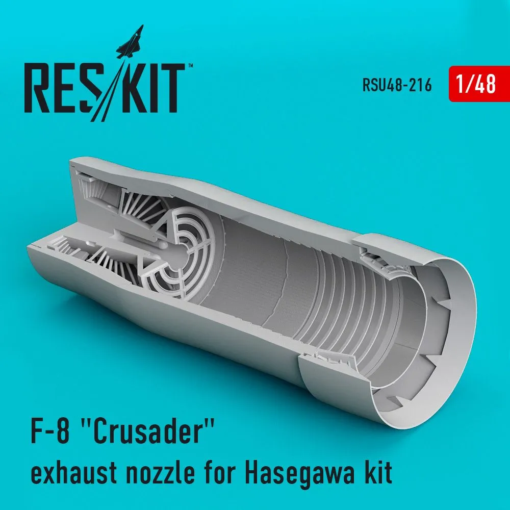 F-8 "Crusader" exhaust nozzle for Hasegawa 1:48