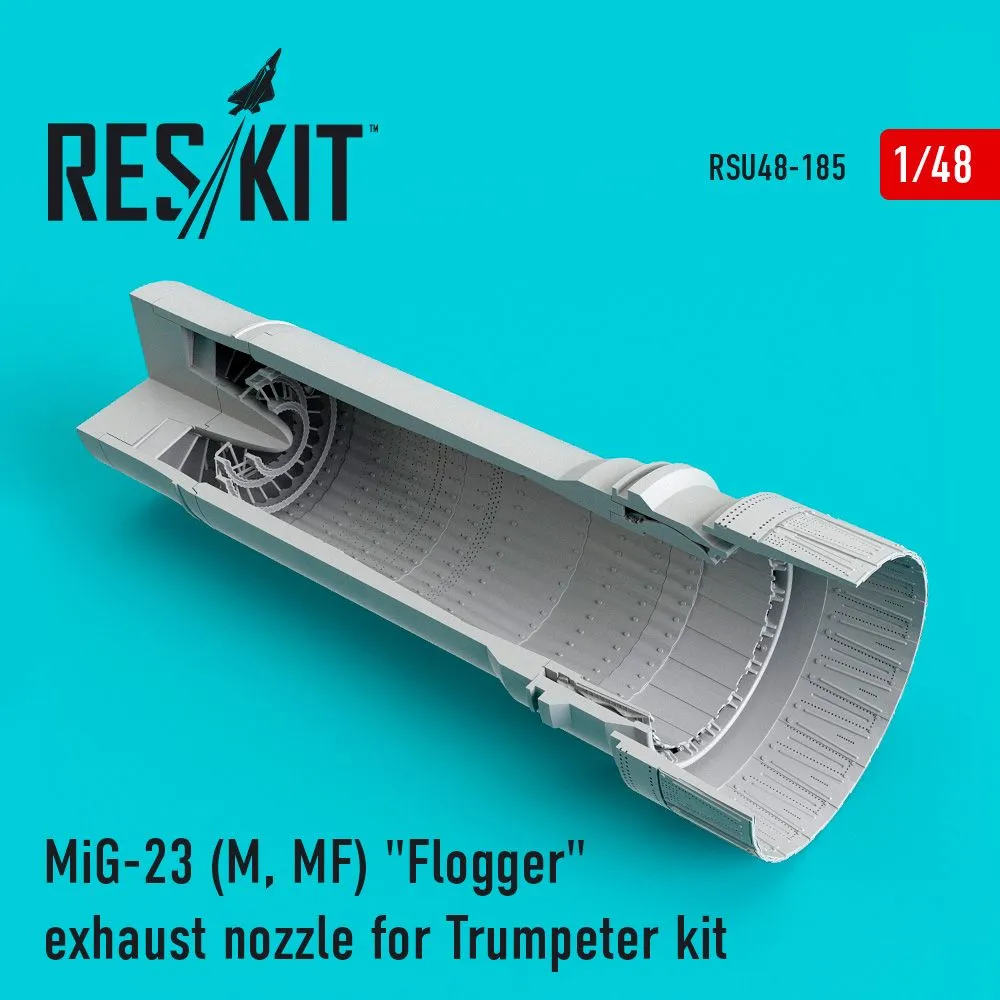 MiG-23 (M, MF) "Flogger" exhaust nozzle for Trumpeter 1:48