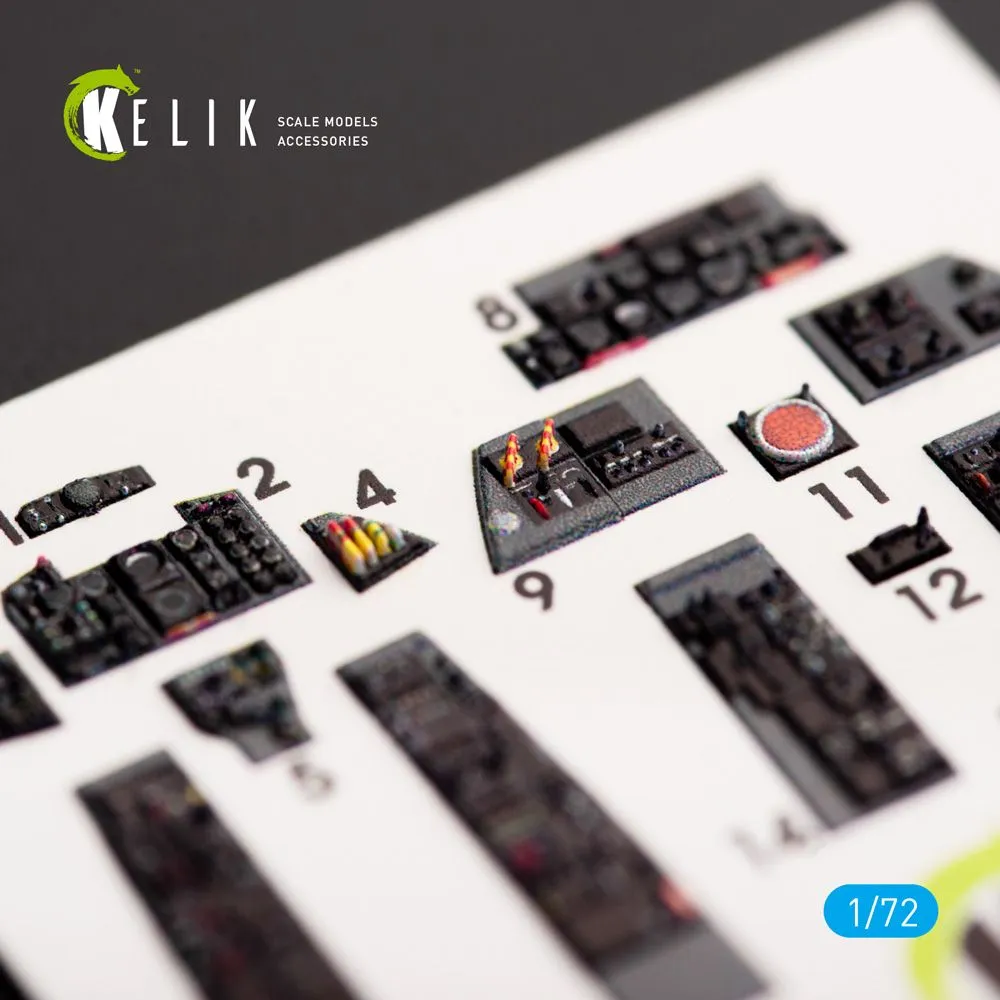 F-4D "Phantom II" interior 3D decals for FineMolds 1:72