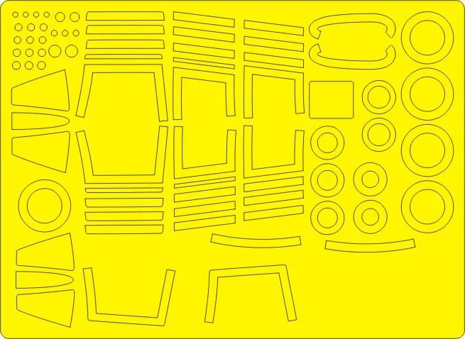 F-104A/C Starfighter EXPERT mask for Kinetc 1:48