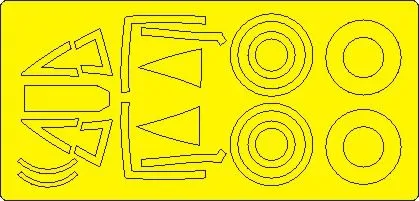 A-10A/C Thunderbolt II mask for Hobby Boss 1:48