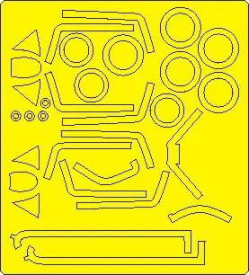 T-33A Shooting Star EXPERT mask for GWH 1:48