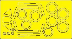 T-33A Shooting Star mask for GWH 1:48