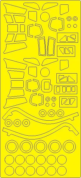 Mi-4 Hound EXPERT mask for Trumpeter 1:48