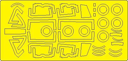 OV-10D Bronco mask for ICM 1:48