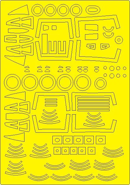 F-14A Tomcat (late model) EXPERT mask for Tamiya 1:48
