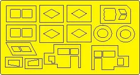 F/A-18F Super Hornet SURFACE mask for Meng 1:48