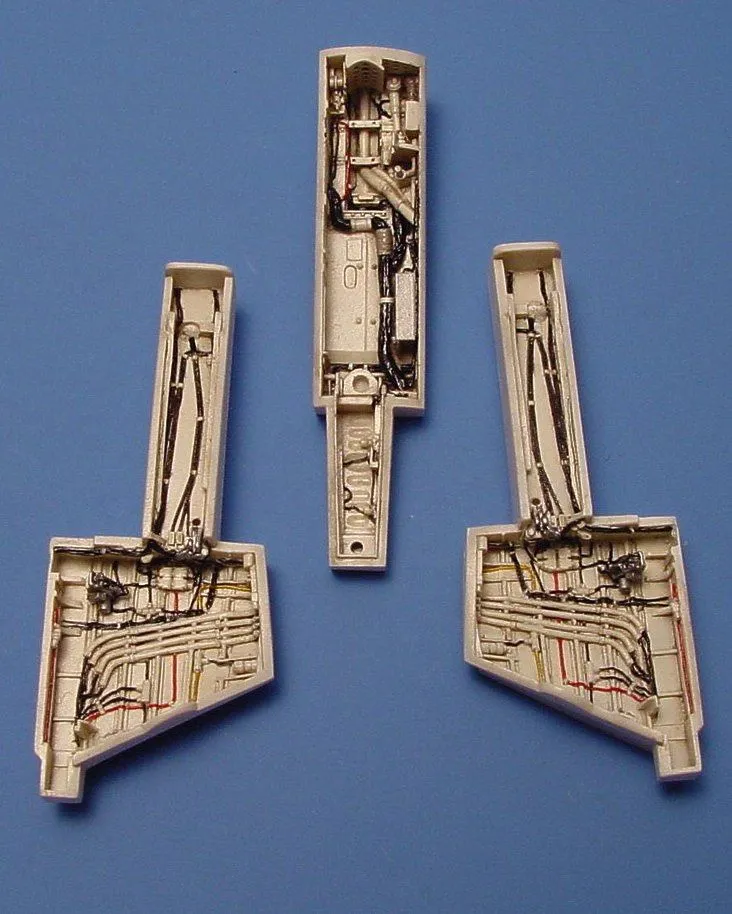 A-4 Skyhawk wheel bays for Hasegawa 1:48