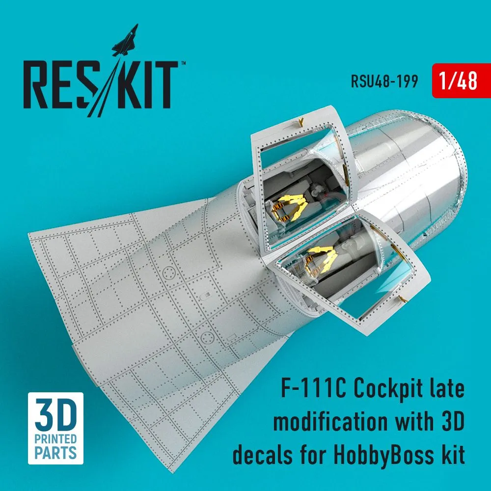 F-111C cockpit set late for Hobby Boss 1:48