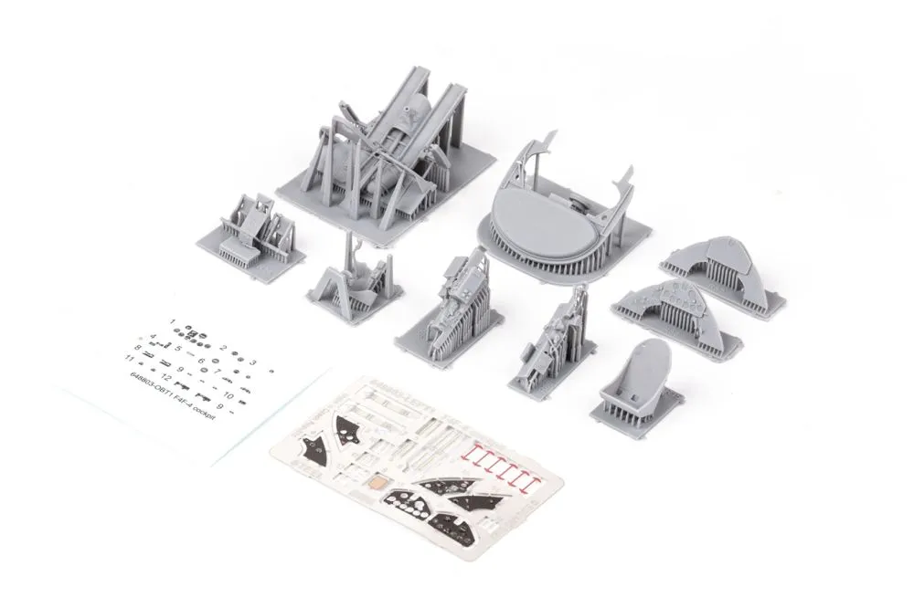 F4F-4 cockpit PRINT 1:48