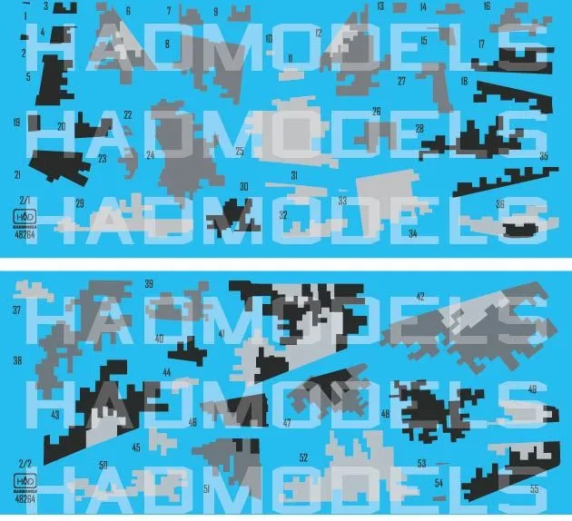 Su-25 Ukrainian Digit Camouflage Part 1 1:48