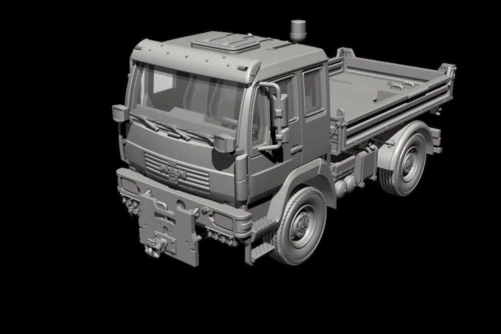 MAN LE 10.220 Bundeswehr Military Aircraft Tug 1:72