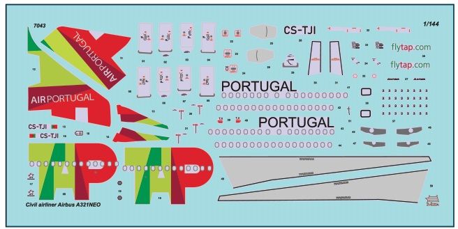 Airbus A321neo 1:144