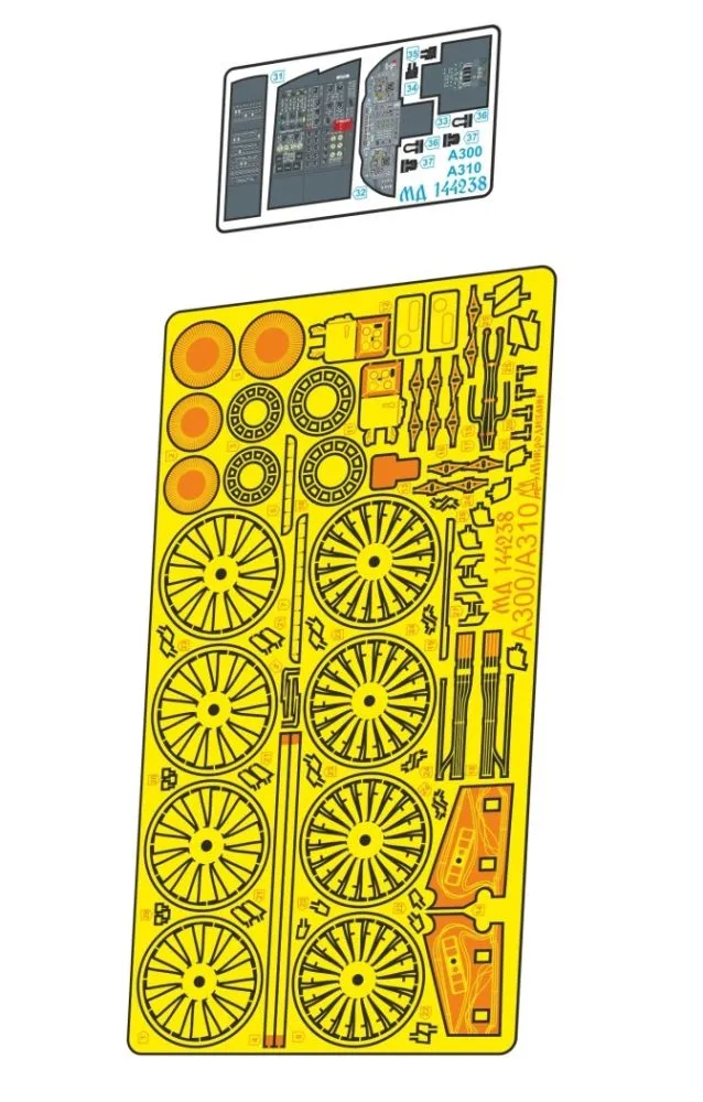 Airbus A300/310 P.E. set for E.E. 1:144