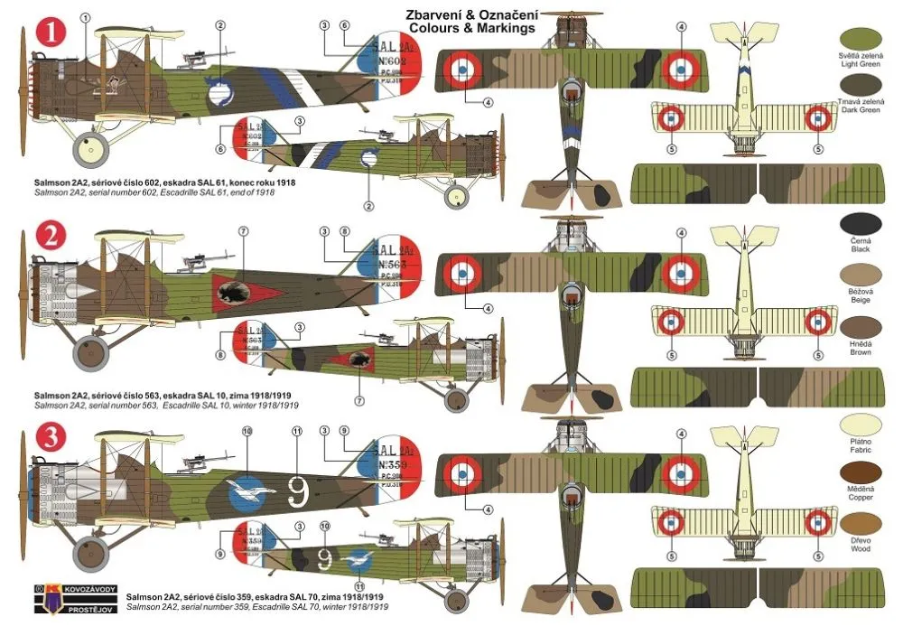 Salmson Sal.2A2 - In French Services 1:72