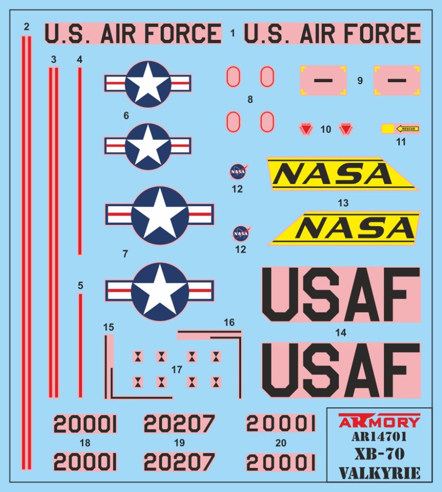 XB-70 Valkyrie 1:144