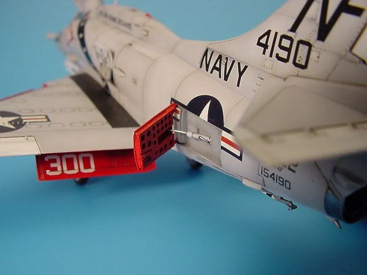 A-4E/F Skyhawk open airbrakes set for Hasegawa 1:48