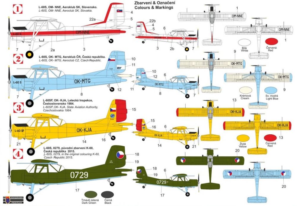 Let L-60S/SF Brigadýr 1:72