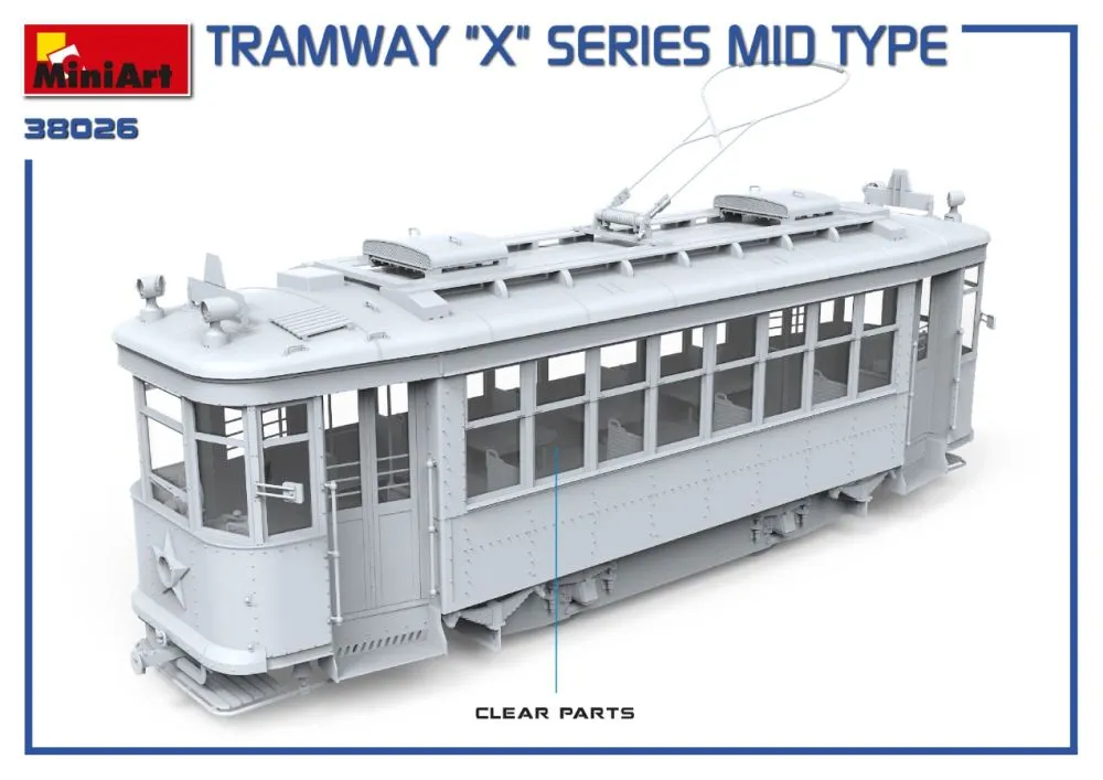 Tramway "Kh" series mid type 1:35