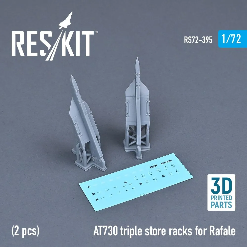 Rafale AT730 triple store racks 1:72