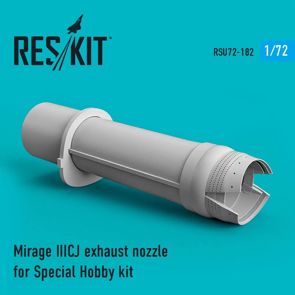 Mirage IIICJ exhaust nozzle for Special Hobby 1:72