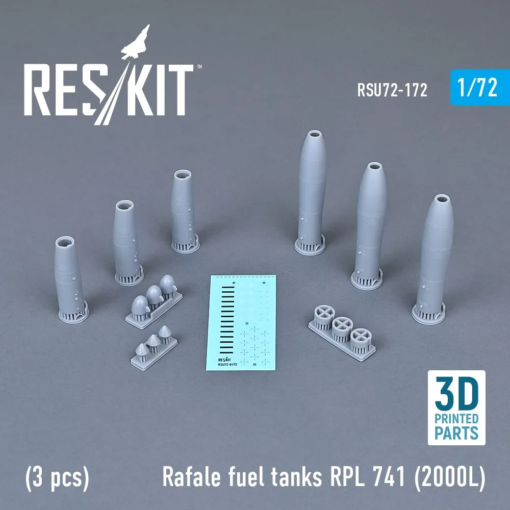 Rafale fuel tanks RPL 741 (2000L) 1:72