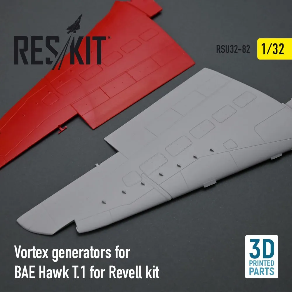 Vortex generators for Revell BAE Hawk T.1 1:32