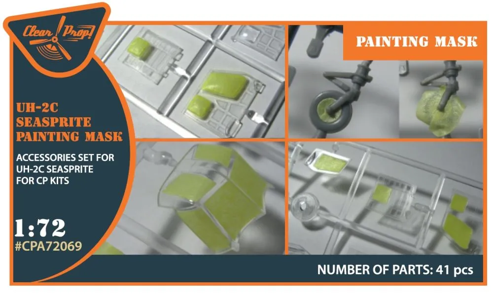 UH-2C SEASPRITE mask for Clear Prop 1:72