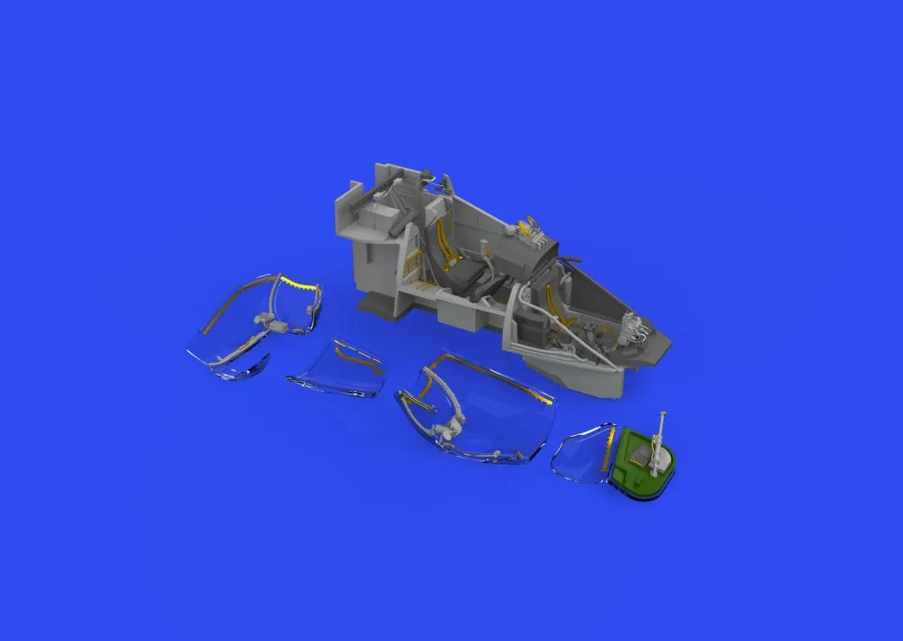 Mi-24V cockpit black (Mi-35) PRINT & SPACE 1:48