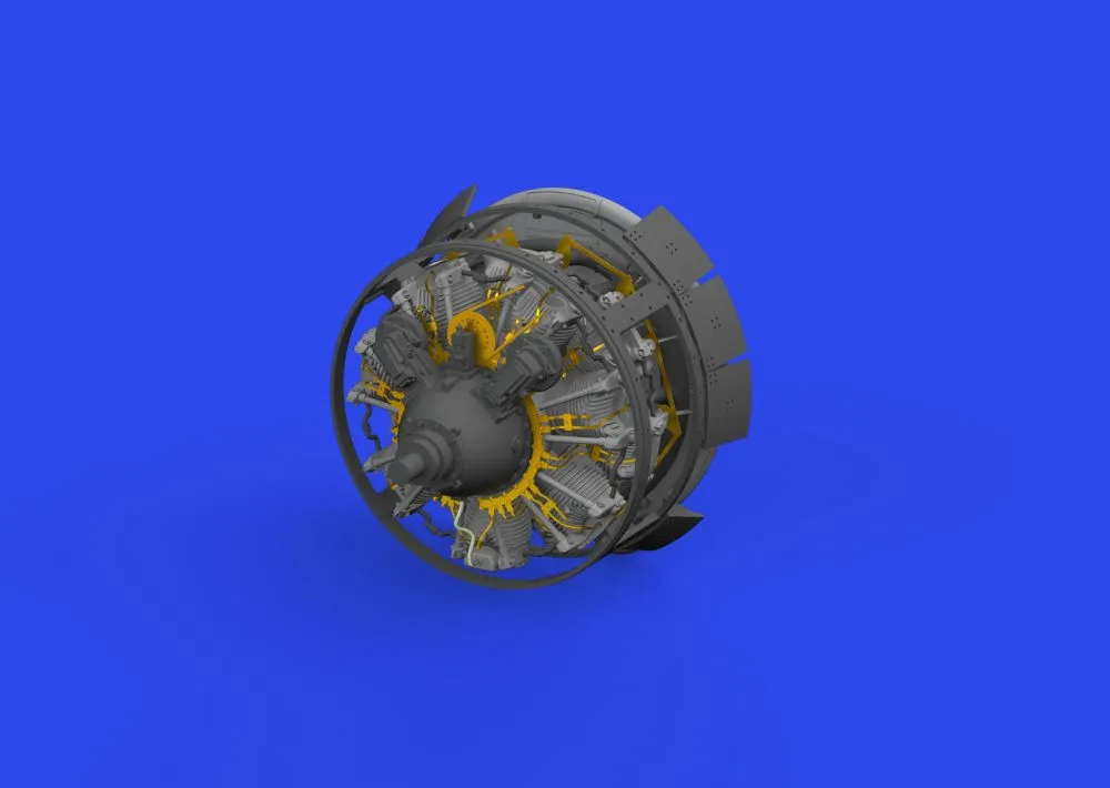 F4F-3 engine late PRINT 1:48