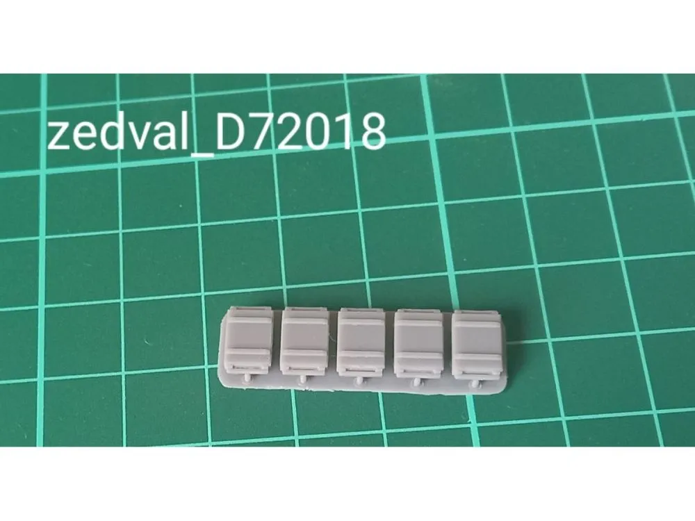 Russian ammunition boxes (cartridges) 1:72