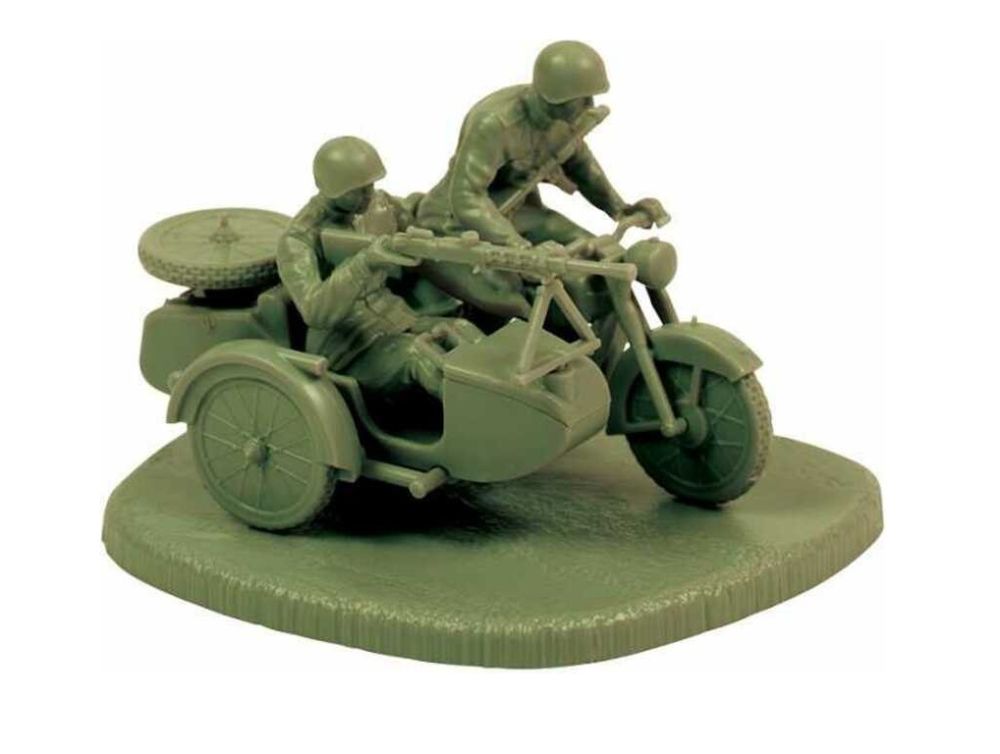 Soviet Motorcycle M-72 1:72